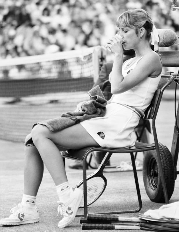 'Wimbledon Ladies Final' 1982 Oversize Archival Pigment Print Framed In Black photo furniture