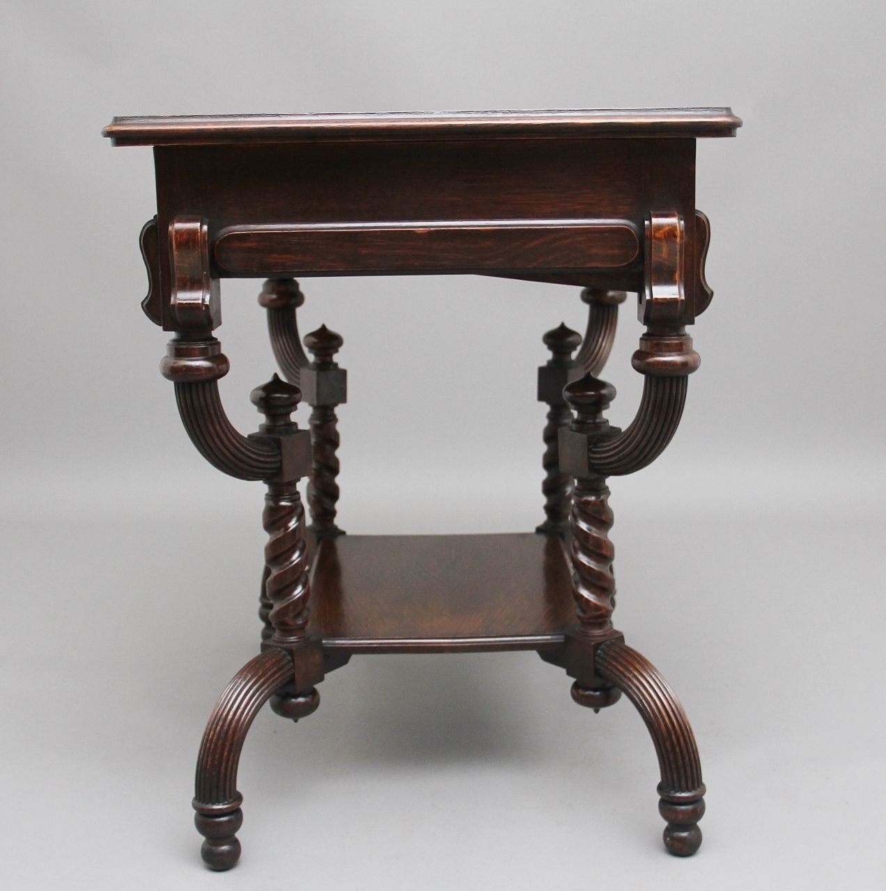 Furniture Early 20th Century Metamorphic Oak Desk photo