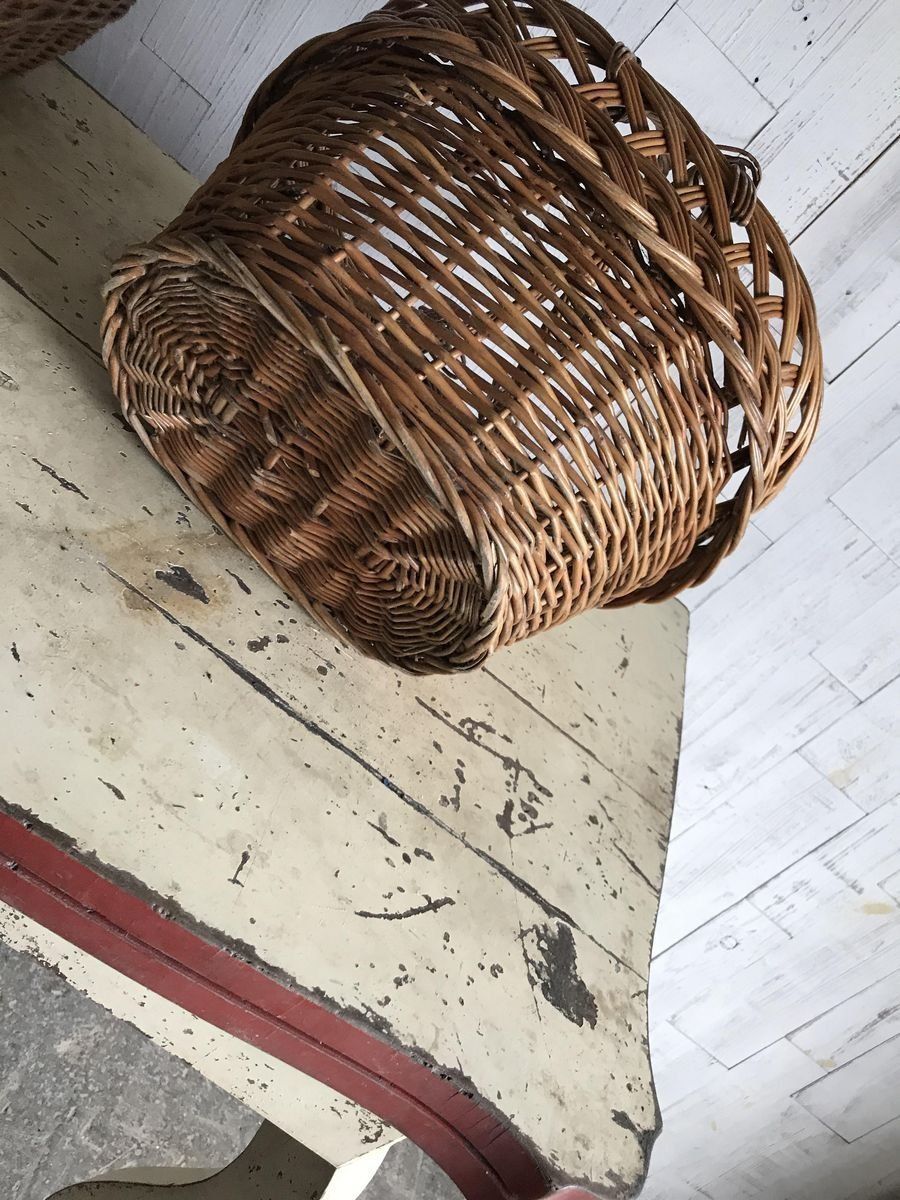Wicker Baskets, 1960s, Set Of 2 photo vinterior