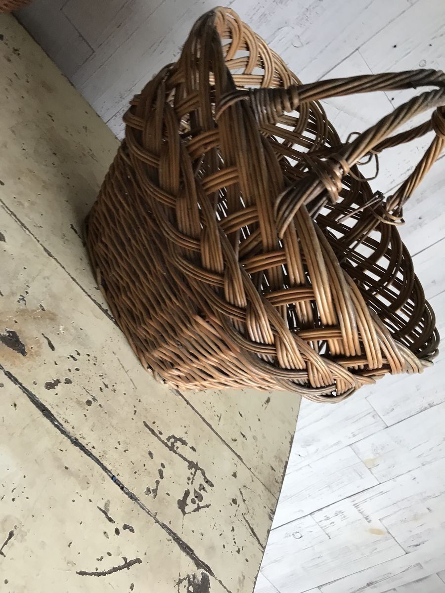 Wicker Baskets, 1960s, Set Of 2 photo buy