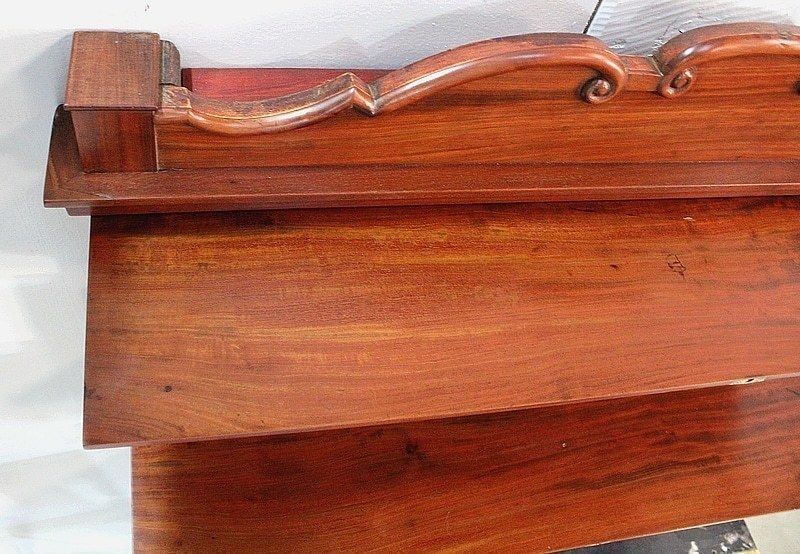 Wall Shelf Or Foot Secretary, Mahogany Late 19th Century photo vinterior