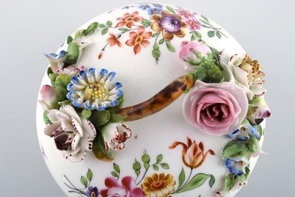 Antique And Rare Meissen Bonbonniere In Hand Painted Porcelain, 19th Century photo 926.0