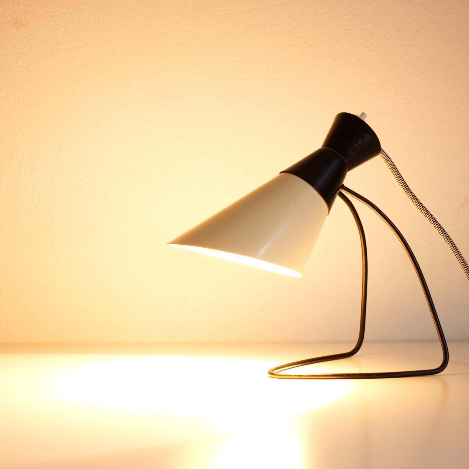 Mid Century Desk Lamp Model 1621 By Josef Hurka For Napako Czechoslovakia, 1950s photo vintage