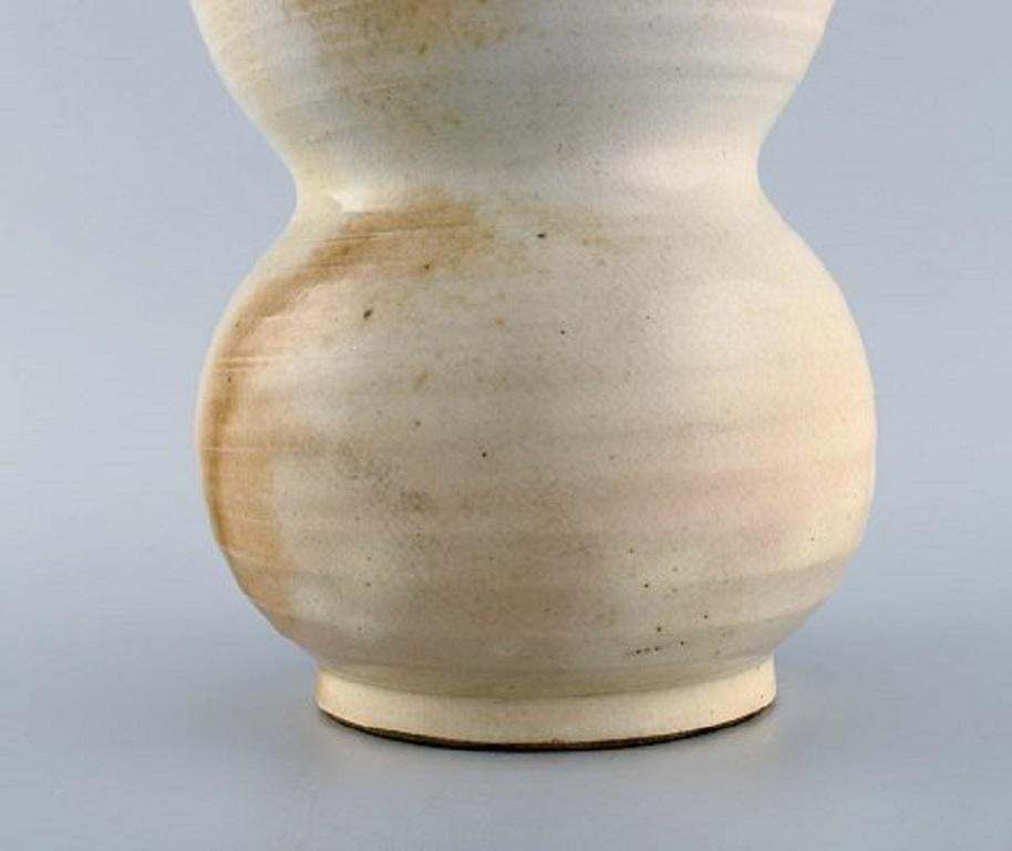 European Studio Ceramist, Large Unique Vase In Glazed Ceramics, 1980s photo 386.0