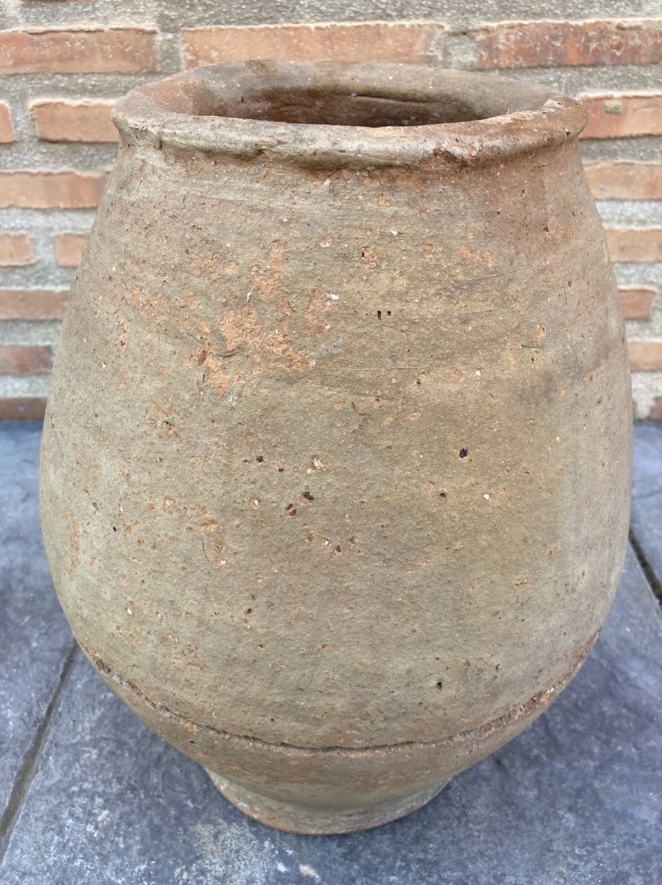 French 19th Century Hand Carved Terracotta Vase From Provence photo for sale