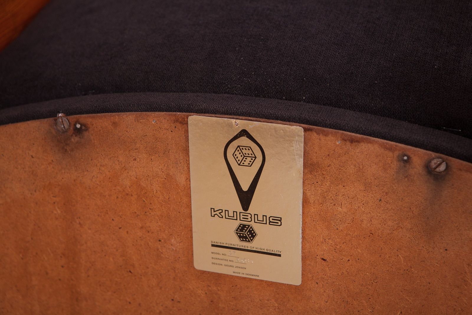 Furniture Mid Century Model 97 Armchair By G. Jensen For Kubus, 1950s photo