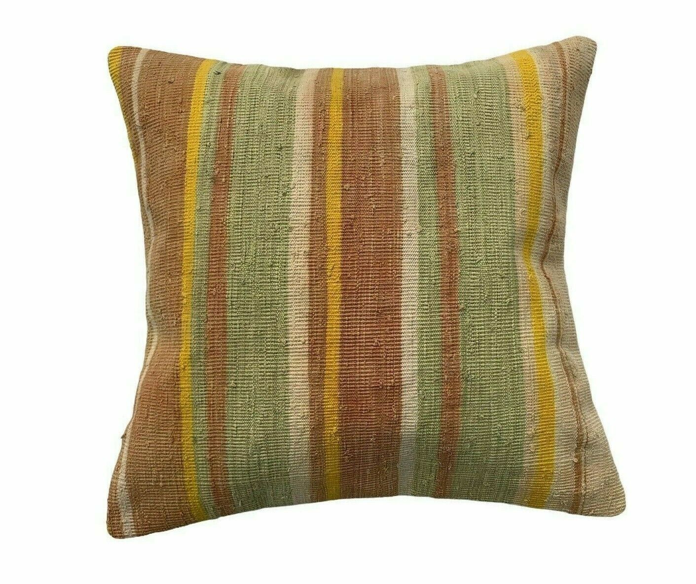 Kilim Pillow Tapis Kelim Pillow Cover ,Meditation Bench Kelim Teppich Boho Cushion Sofa Turkish Pillow