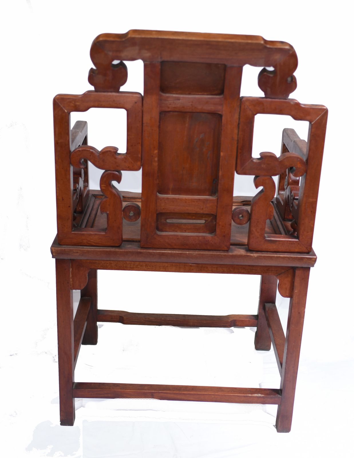 Pair Antique Chinese Arm Chairs   Hardwood Seats Interiors photo buy