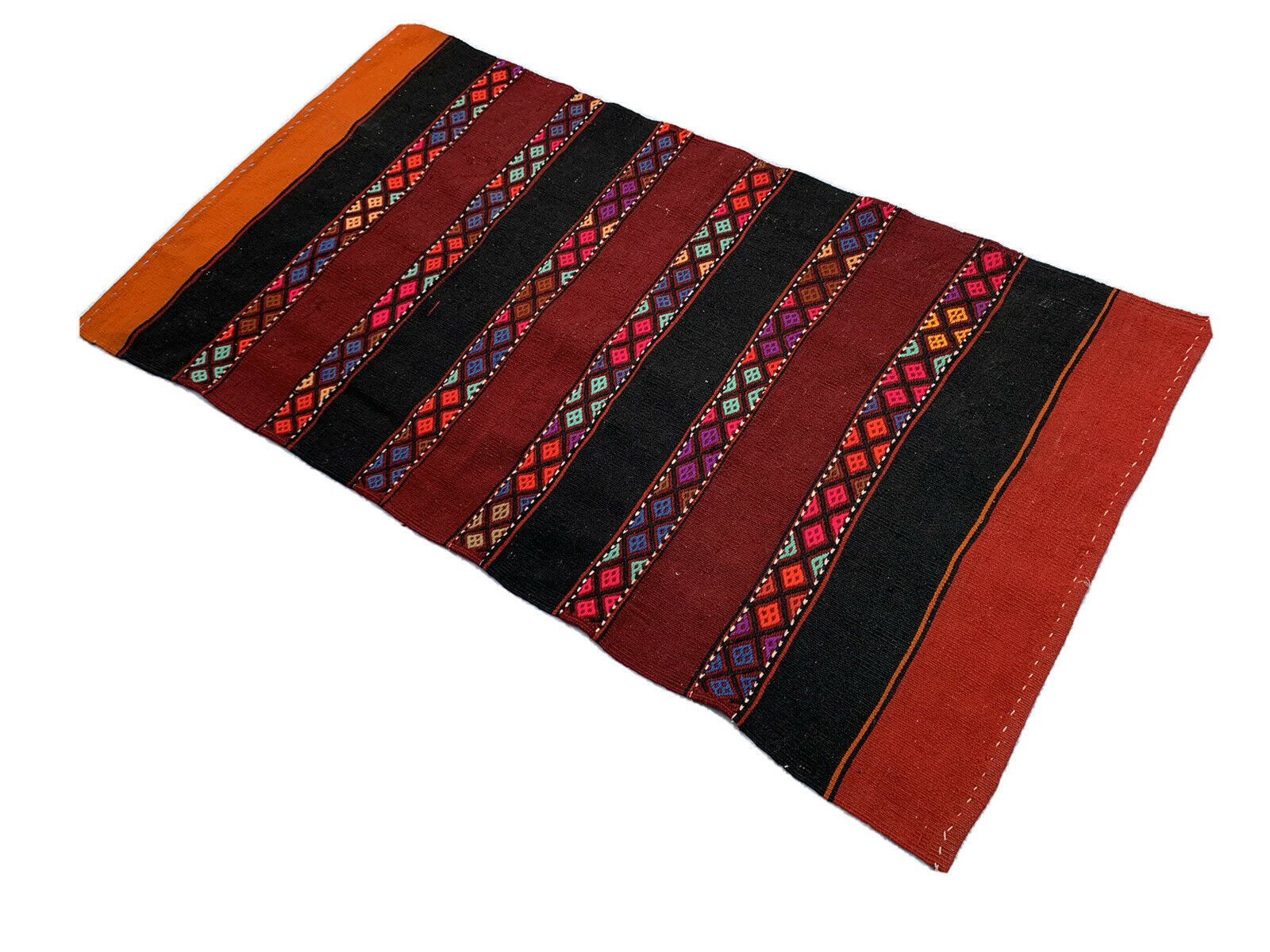 Traditional Turkish Kilim Rug , Vintage Turkish Wool Country Home Kelim photo vintage