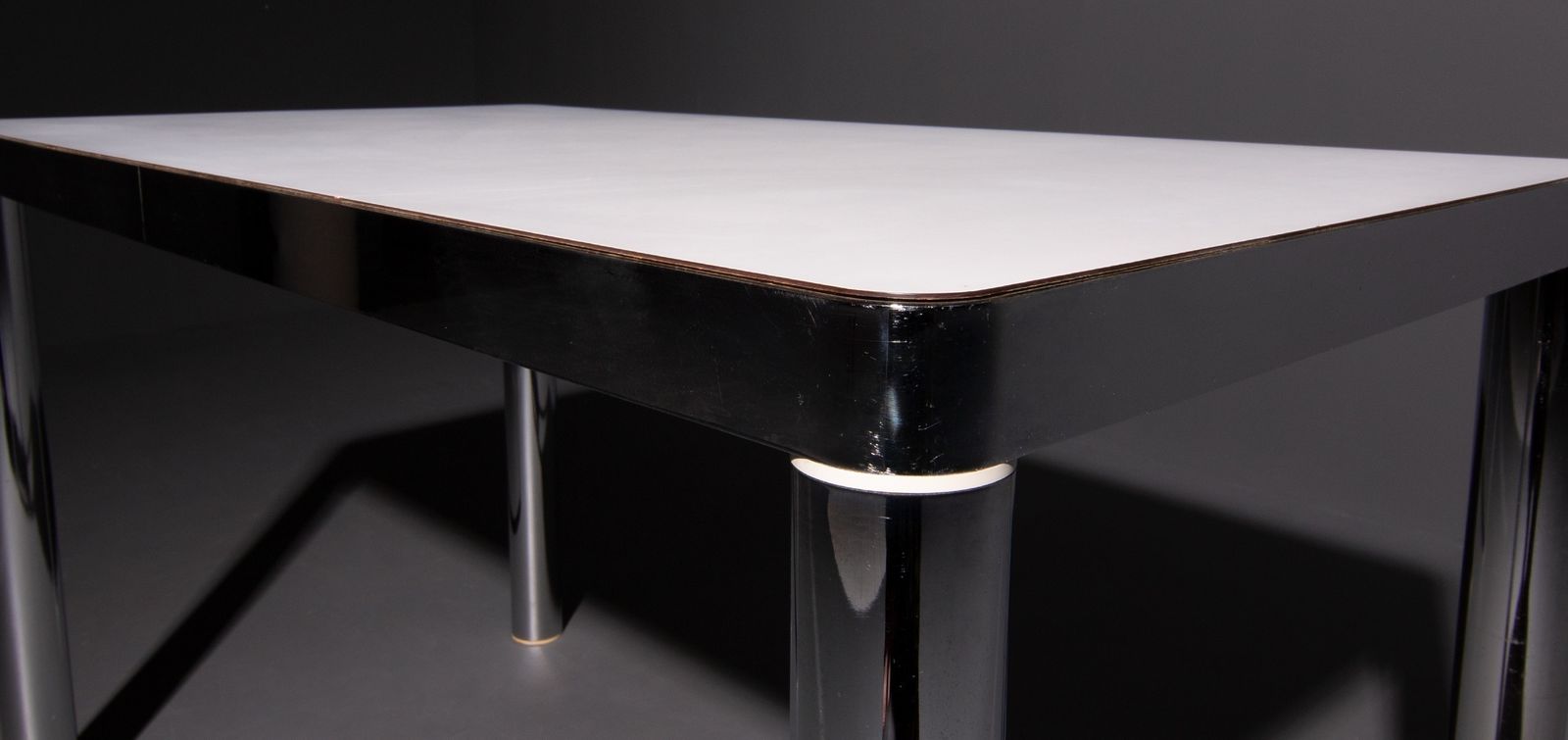 Salvarani Eettafel Met Verchroomd Stalen Frame photo 200.0