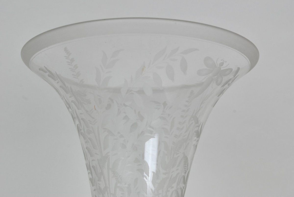 Tafelstuk in brons en glas, bamboe en olifantenkoppen, toegeschreven aan Giroux, 19e eeuw photo buy