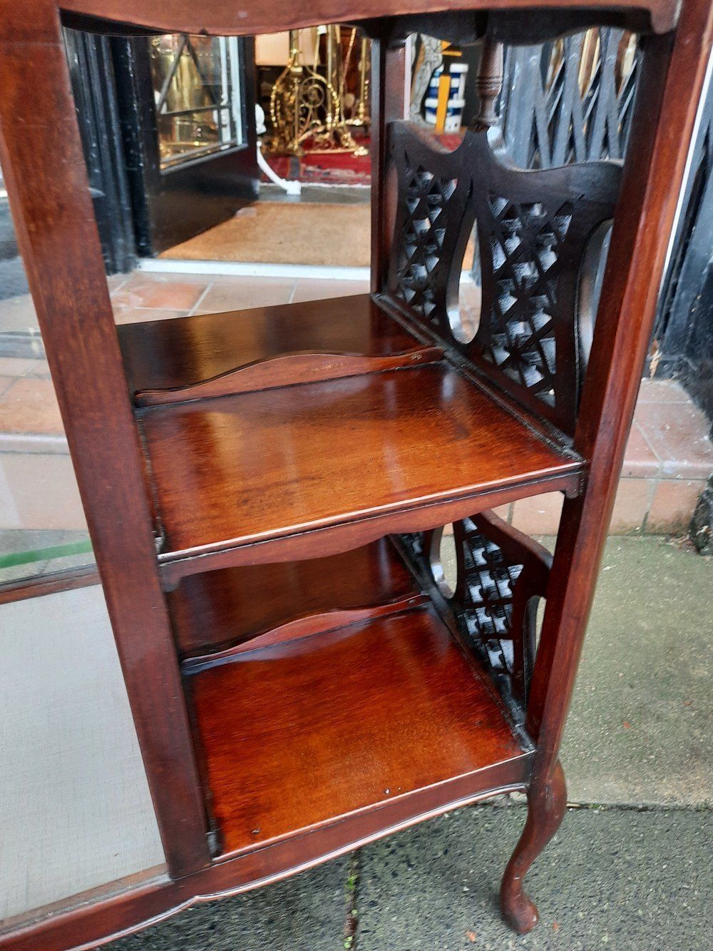 Edwardian Mahogany Display Table photo for sale