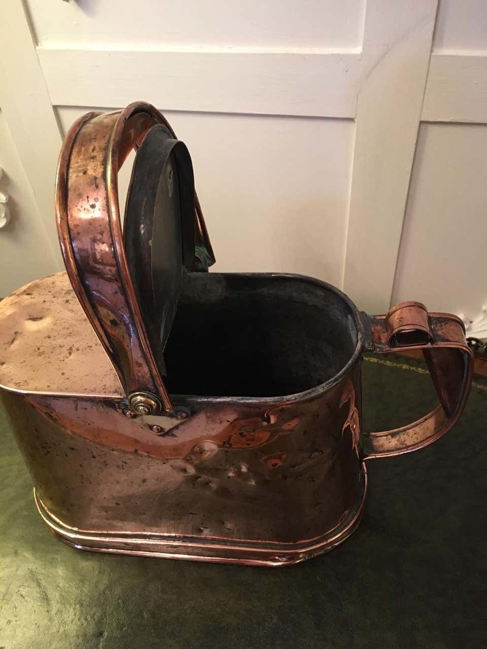 Quality Antique Victorian Copper Watering Can photo 663.0