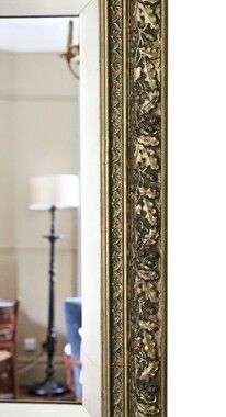 Large Gilt 19th Century Overmantle, Wall Mirror photo for sale