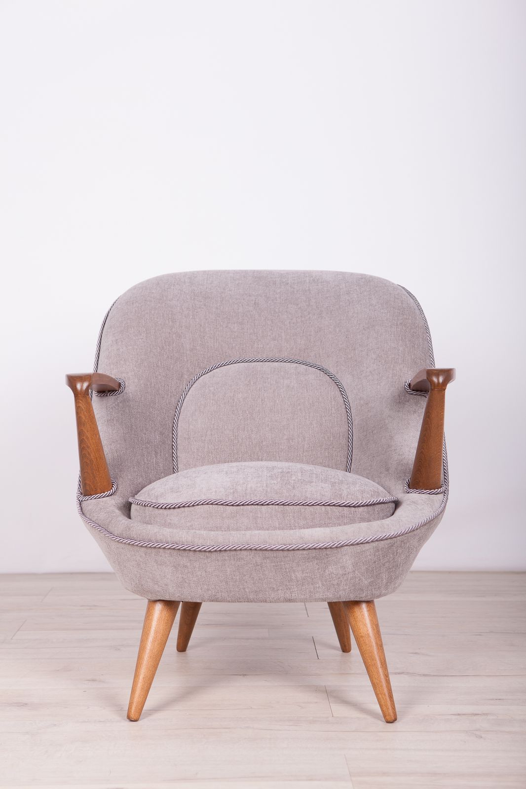 Model 345 Armchairs By J. Jędrychowicz & K. Racinowski For Poznan Furniture Factory, 1950s, Set Of 2 photo 3300.0