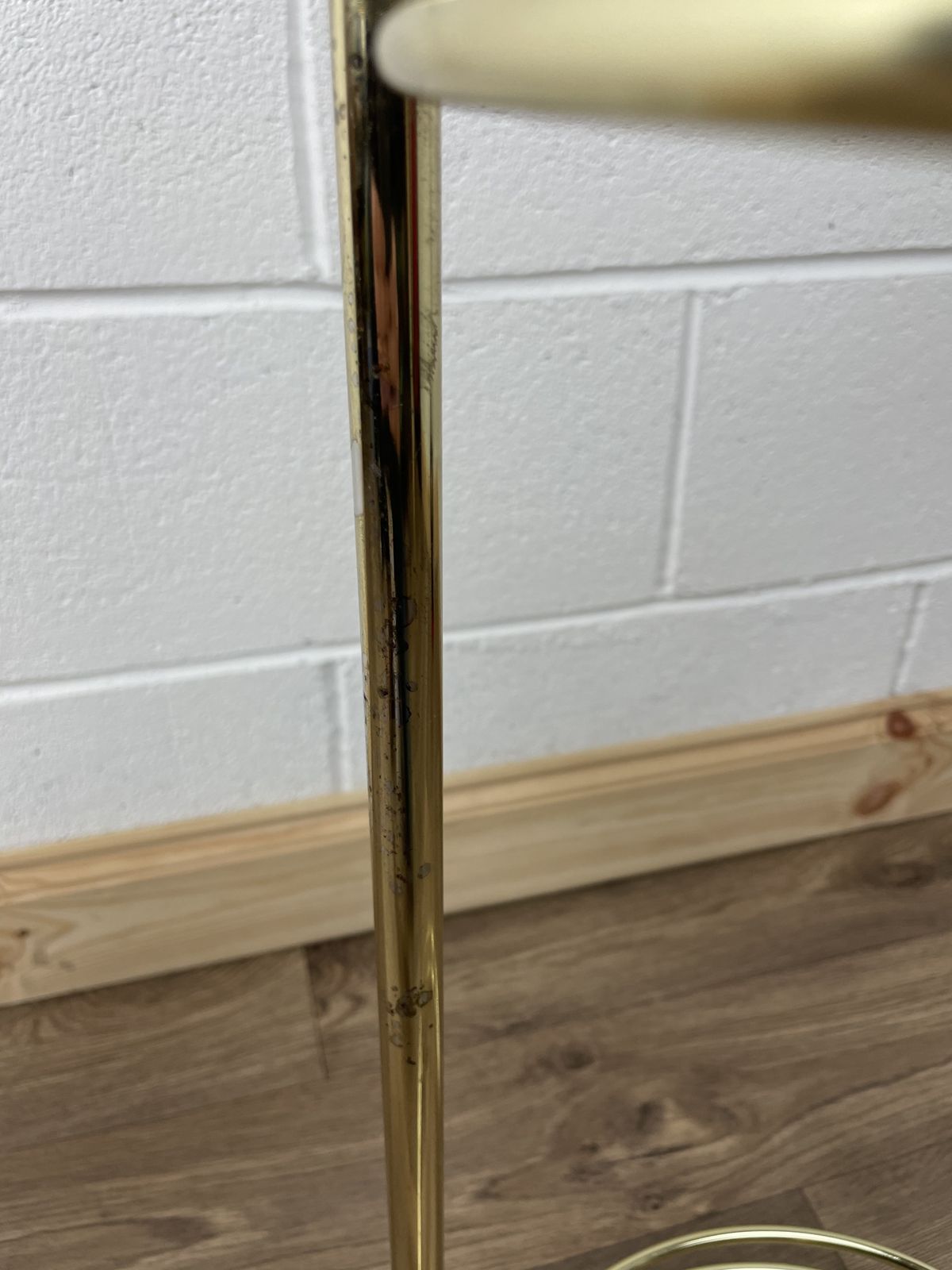 Hollywood Regency Brass Plant Table photo Home Decor