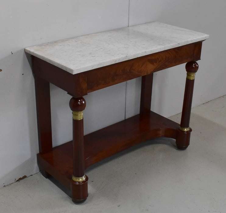 Mahogany Console, Empire Period   Early 19th Century photo furniture