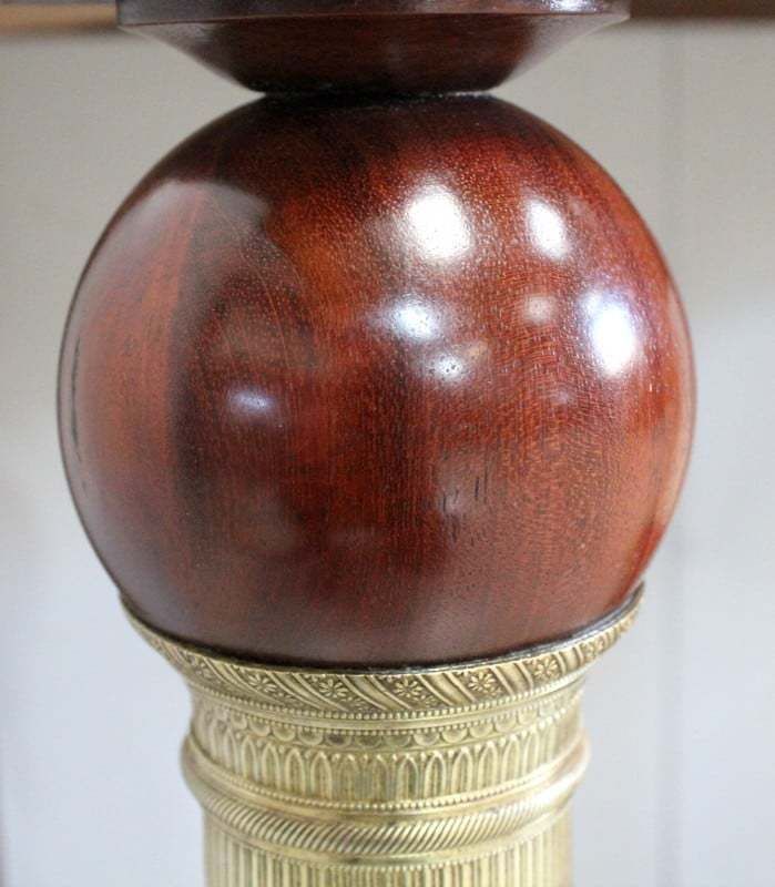 5867.91 Mahogany Console, Empire Period   Early 19th Century photo