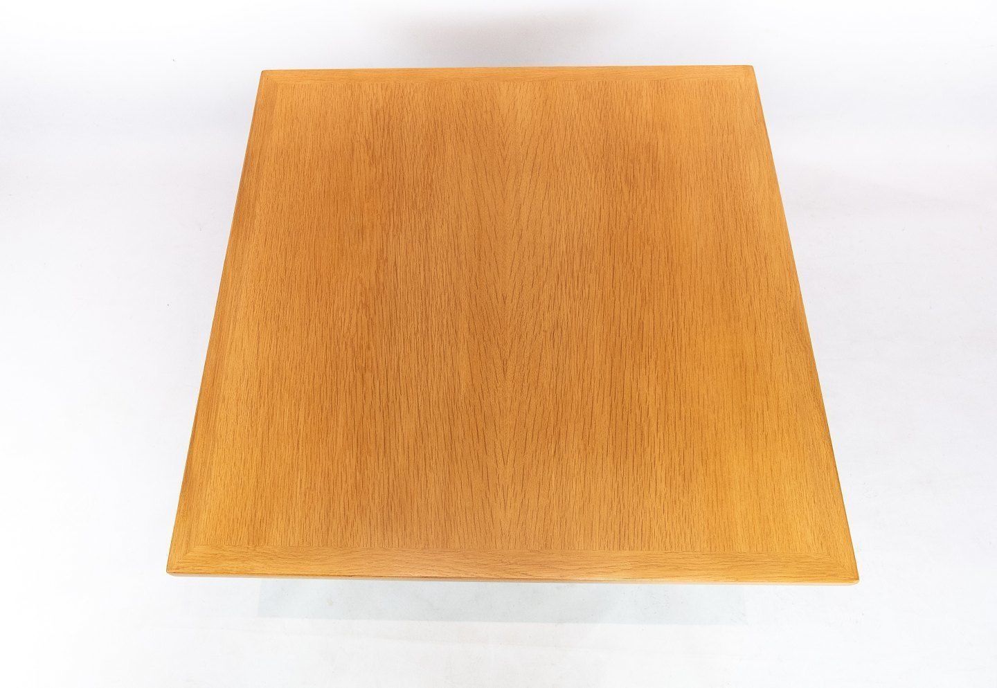 Coffee Table In Oak And Legs In Metal By Hans J. Wegner And Andreas Tuck. photo 1235.0