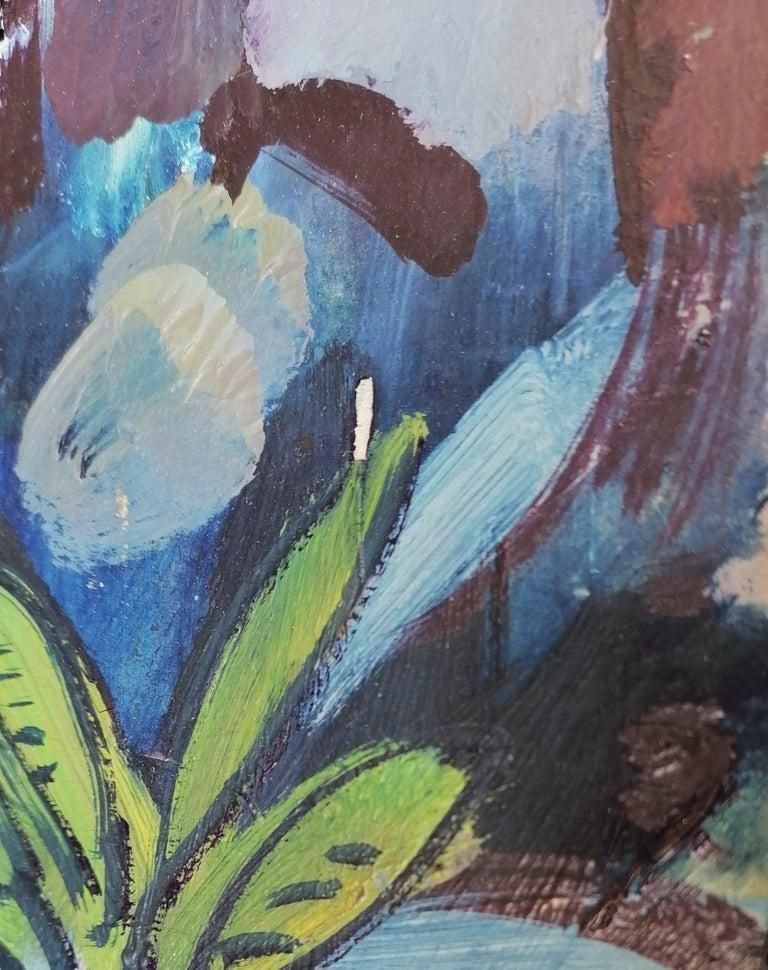 Mid Century Modern Swedish Artist ‘Figures In A Southern Street’ photo Art