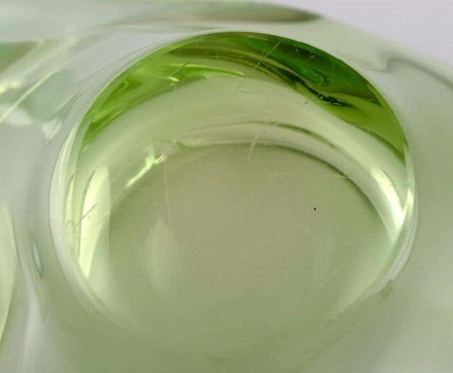 Green Murano Bowl In Mouth Blown Art Glass, 1960s photo buy