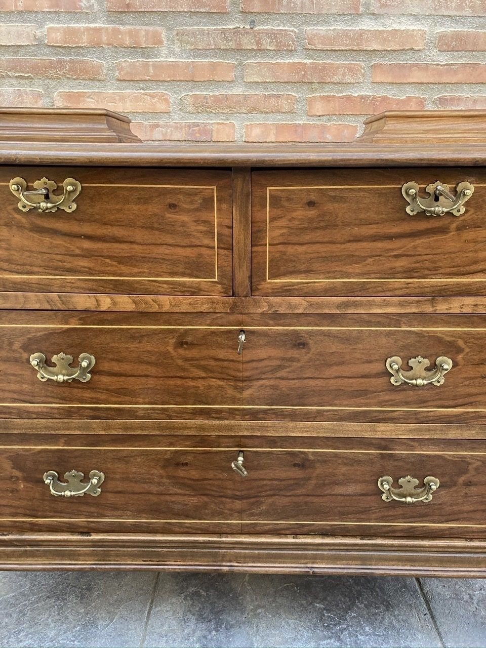 Late 19 Century Walnut And Marquetry Commode Chests Of Drawers, Circa 1890 photo 1536.0