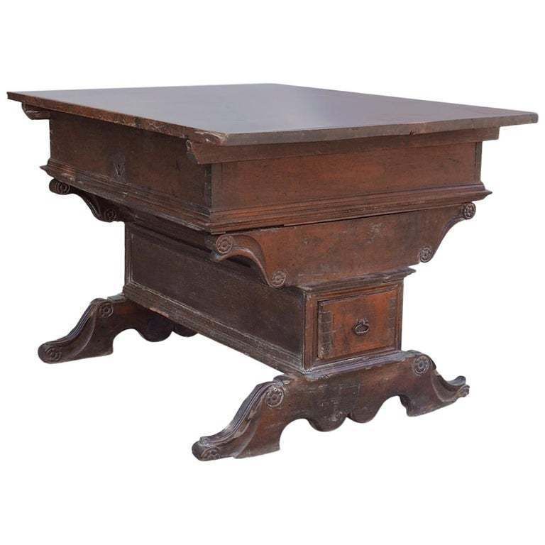 Renaissance Swiss Bankers Or Merchants Table, Circa 1580