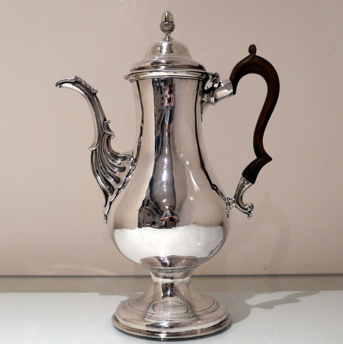 18th Century Antique George III Irish Sterling Silver Coffee Pot Dublin Circa 1775 Joseph Jackson photo Home Decor