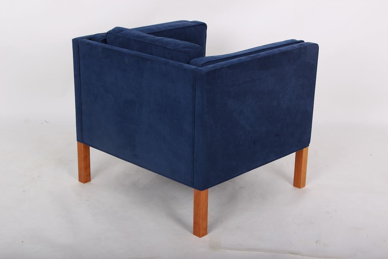 Borge Mogensen 1 Easychair And 1 Footstool. Modell 2330 & 2331. 2005 Produktion. (Set) photo for sale
