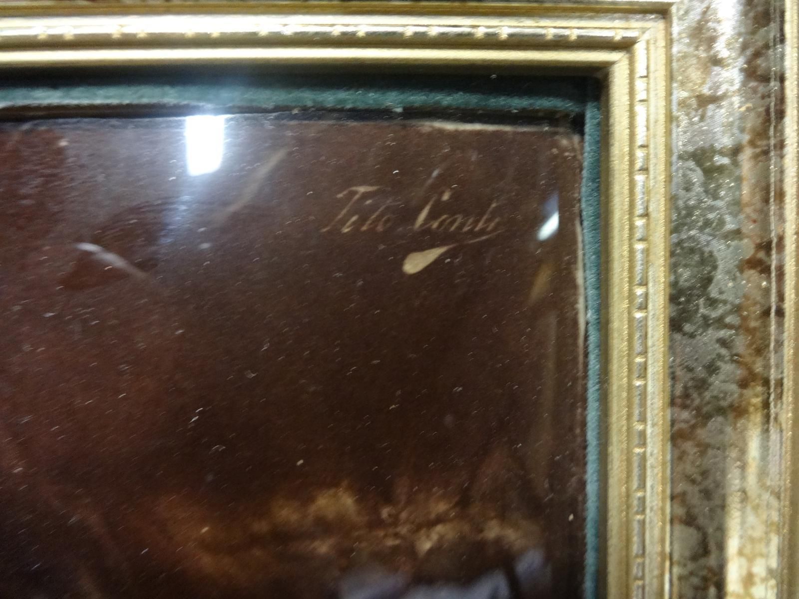 19th Century Chrystoleum Of A Period Beauty photo for sale