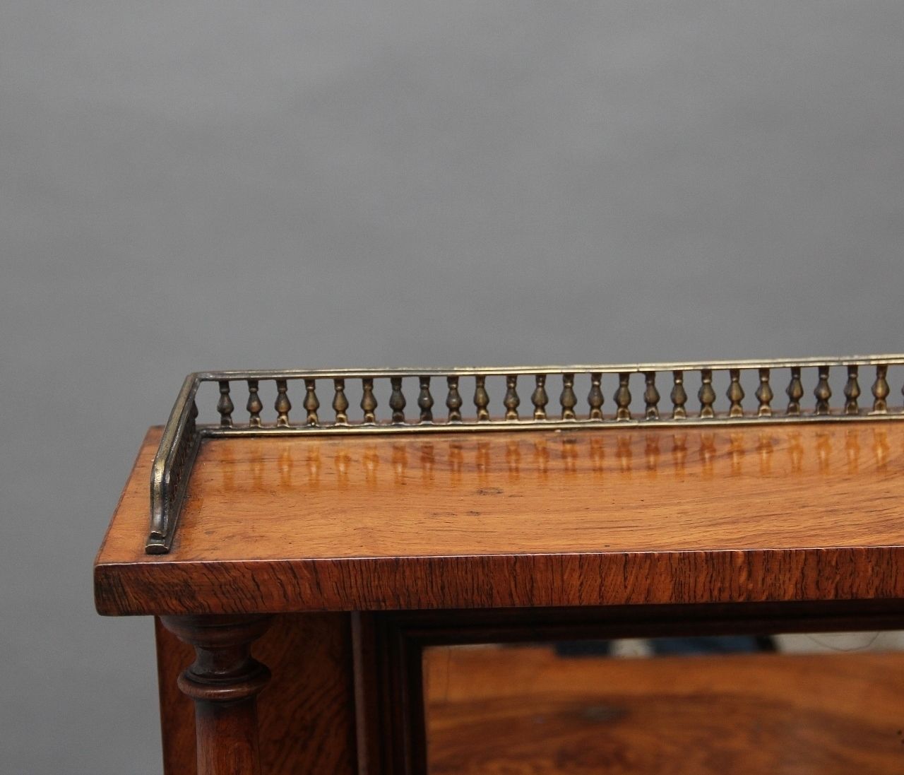 Furniture 19th Century Pollard Oak Cabinet photo