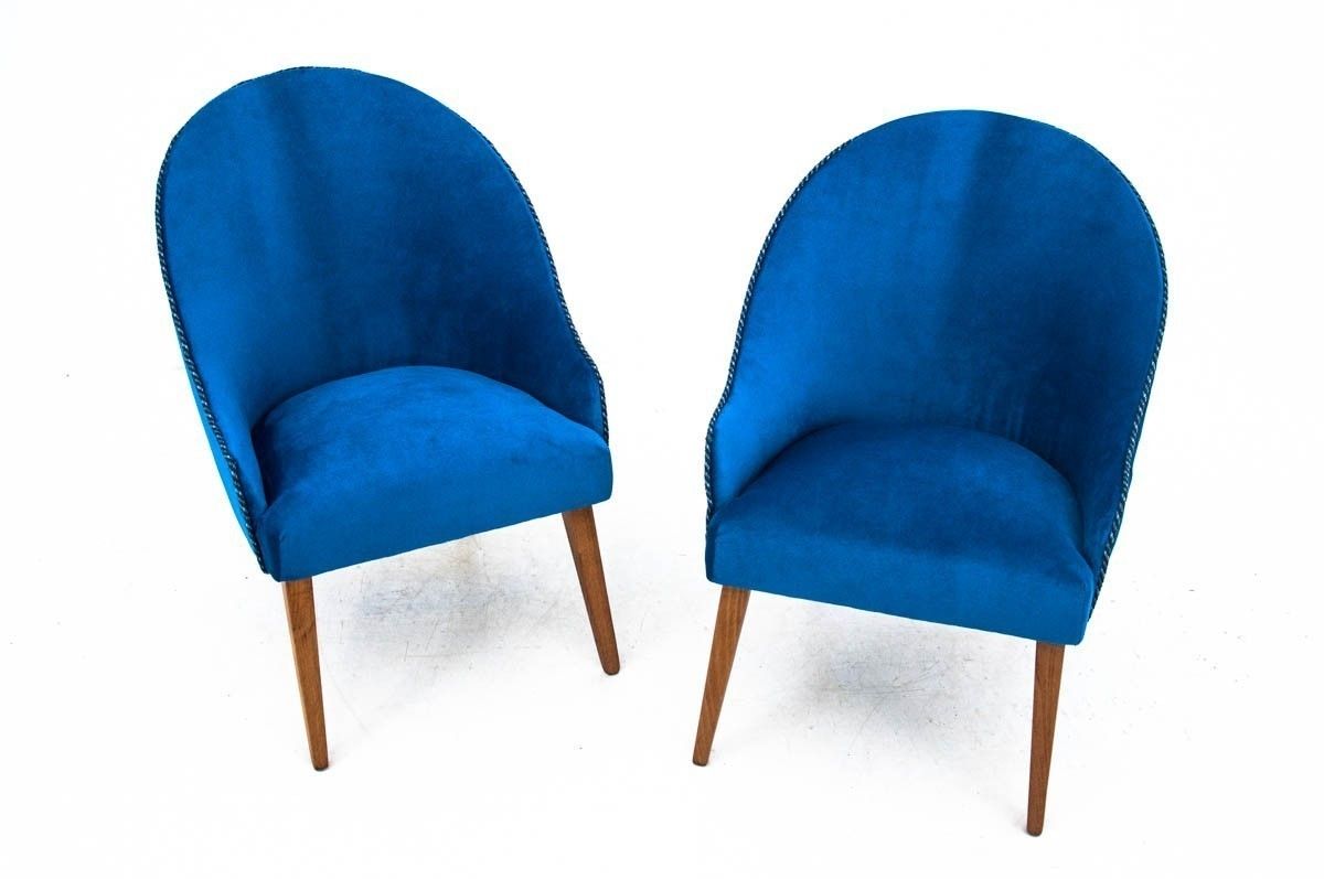 A Pair Of Club Armchairs, Poland, 1960s photo furniture