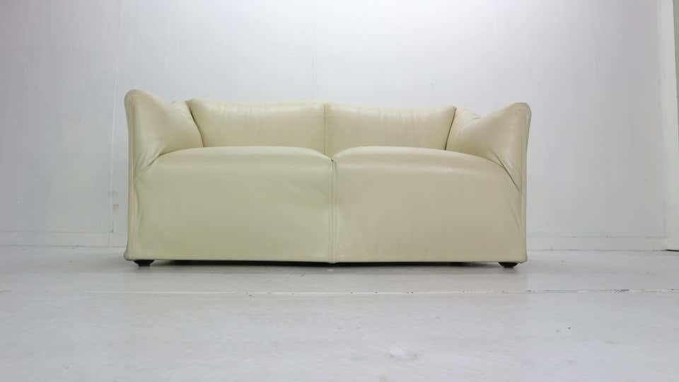 Mario Bellini "Tentazione" Leather Sofa Or Loveseat For Cassina, 1970s photo furniture