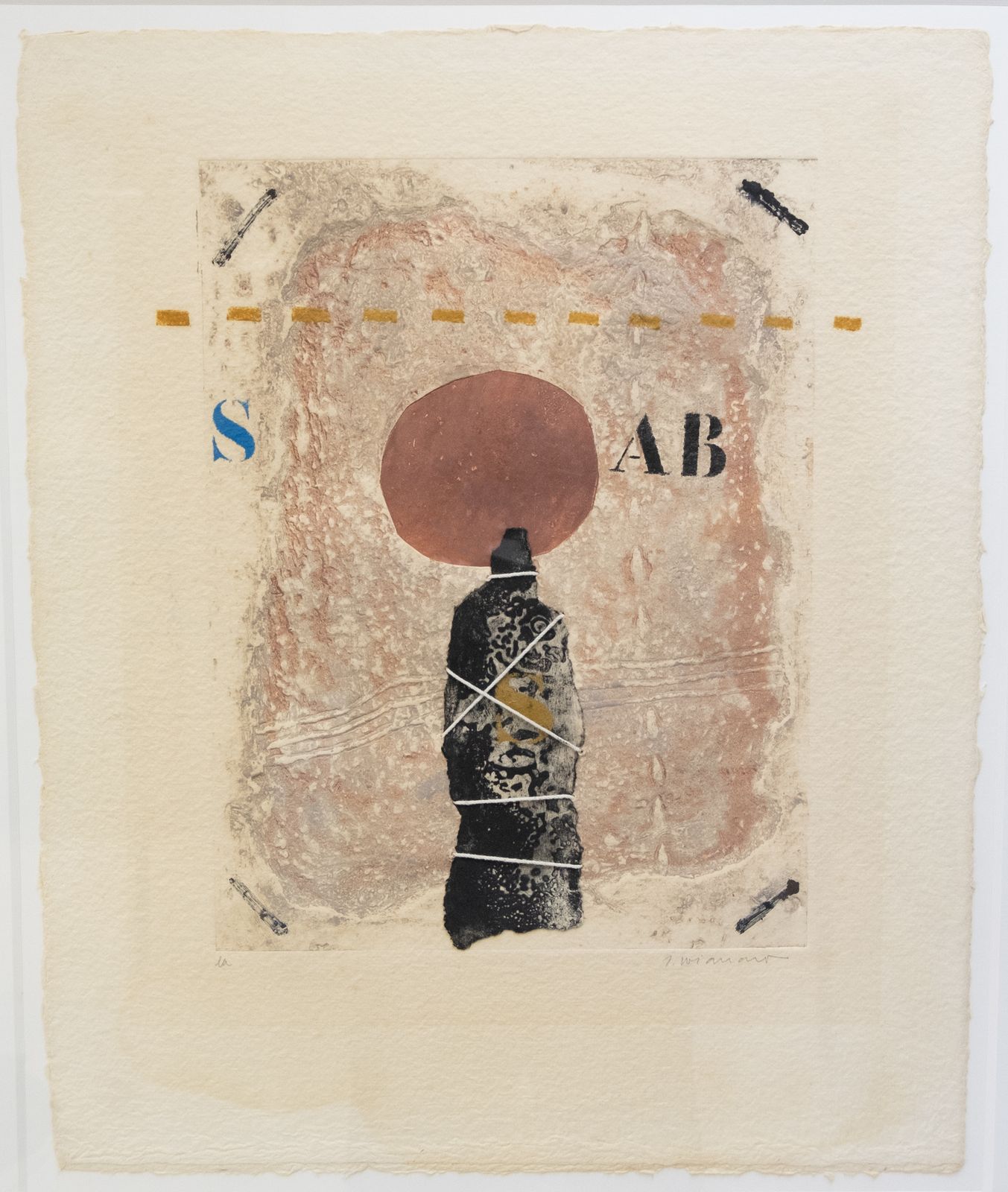 James Coignard Carborundum Etching photo for sale