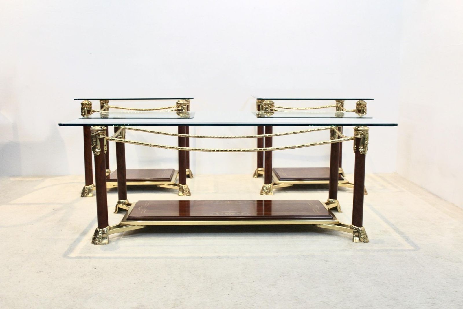 Hollywood Regency Coffee Table, 1970s photo vintage