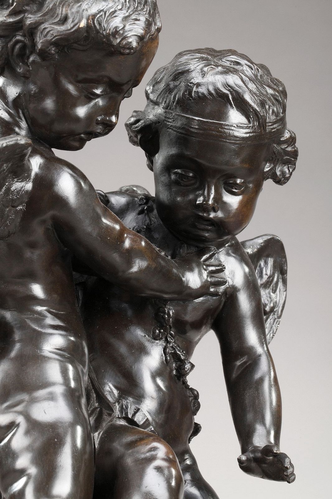 photo for sale Groupe en bronze d'après Falconet, XIXe siècle
