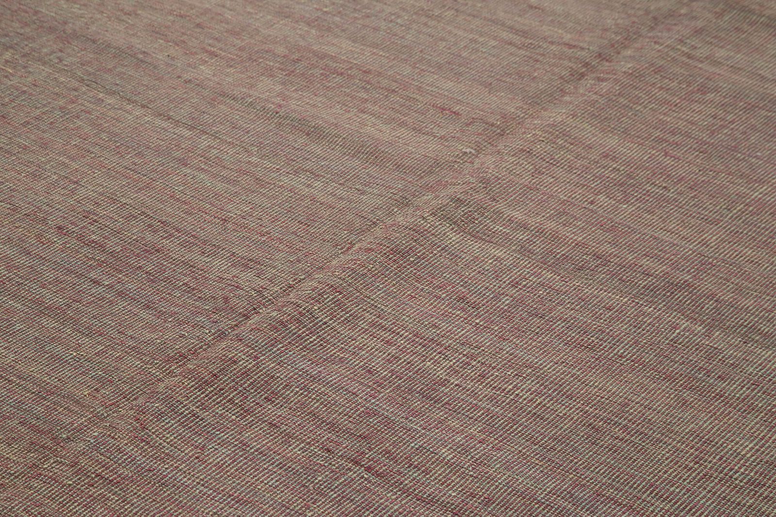 Handmade Contemporary Wool Red Kilim Rug photo 1730.0
