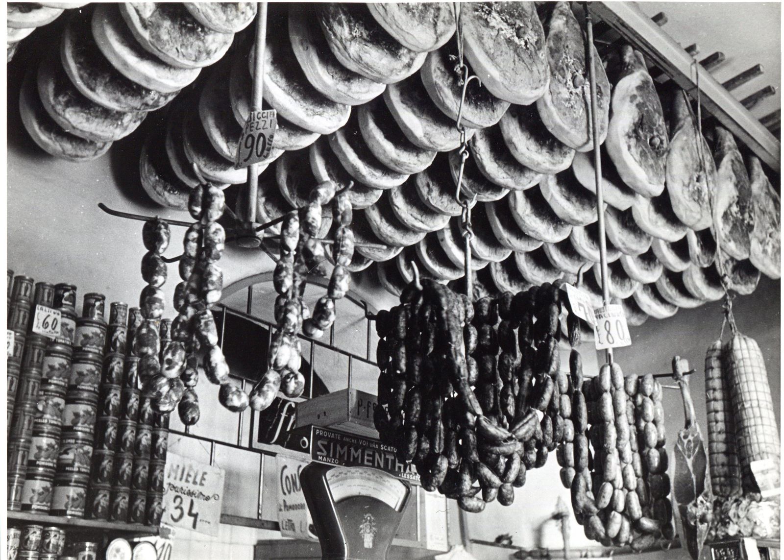 Erich Andres Rome   Butchers Shop 1954 1954