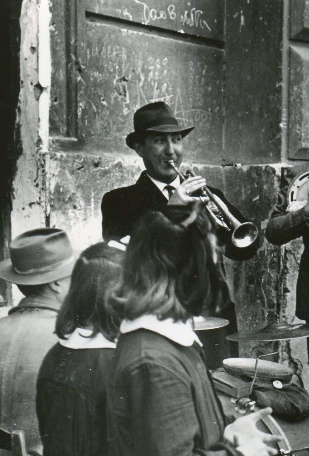 Erich Andres Street Musicians Naples 1955 1955 photo furniture