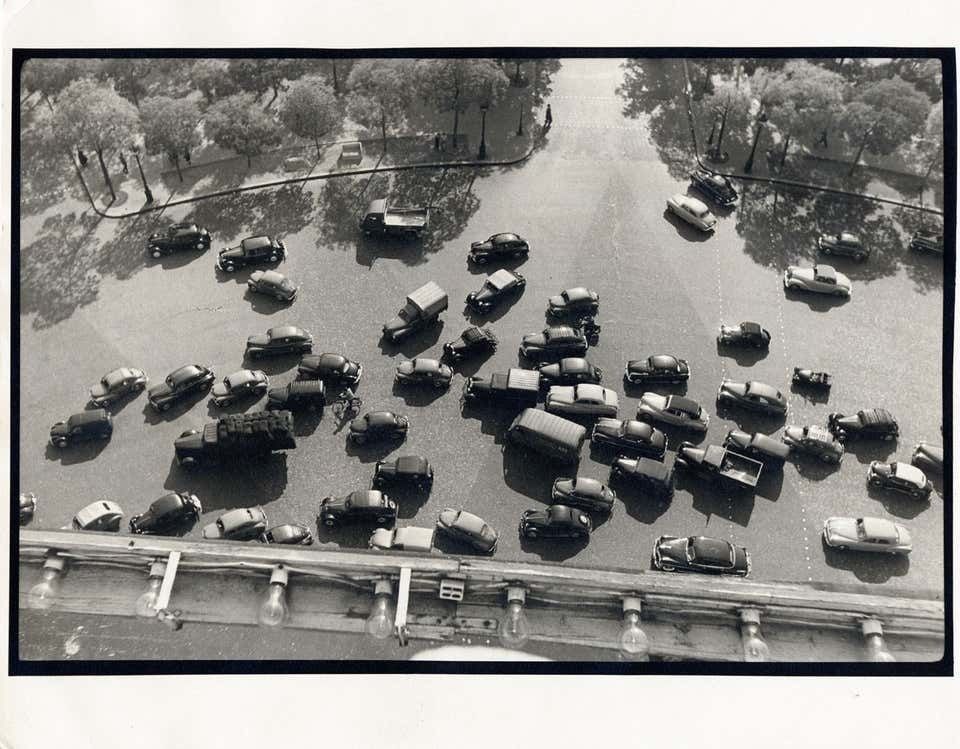 Ack (Jock) Ware Traffic   View From Arc De Triomphe 1955