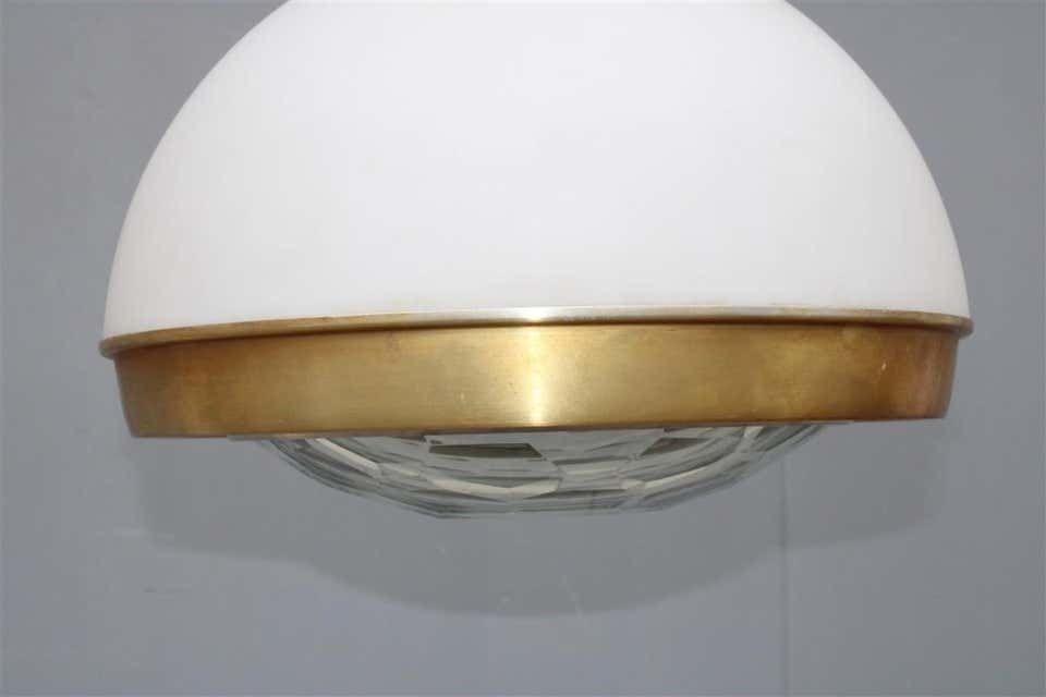 photo for sale Chandelier Pia Guidetti Crippa For Lumi Italian Midcentury Design White Diamond