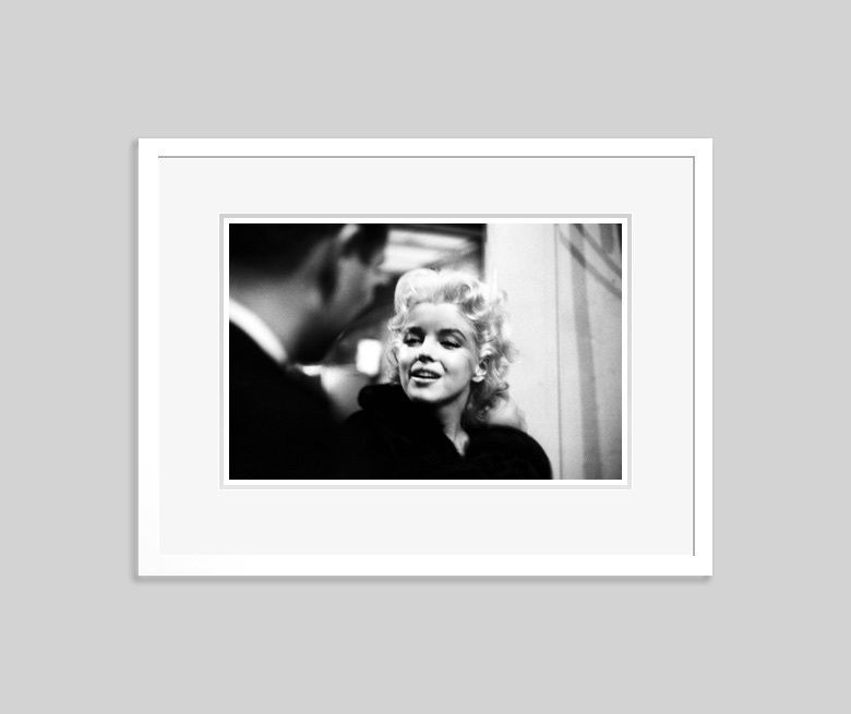 'Marilyn Takes It To The Streets' Marilyn Monroe 1955 Silver Gelatin Print Framed In White