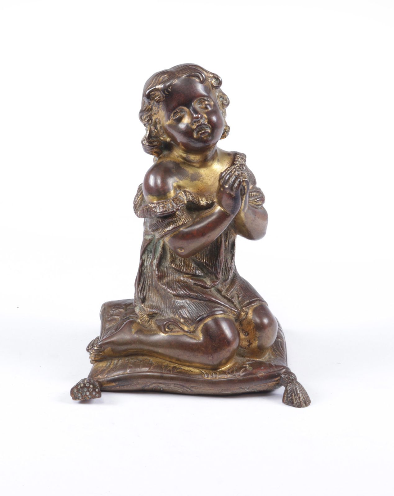 Italian Gilt Bronze Cherub C1860 photo 595.0