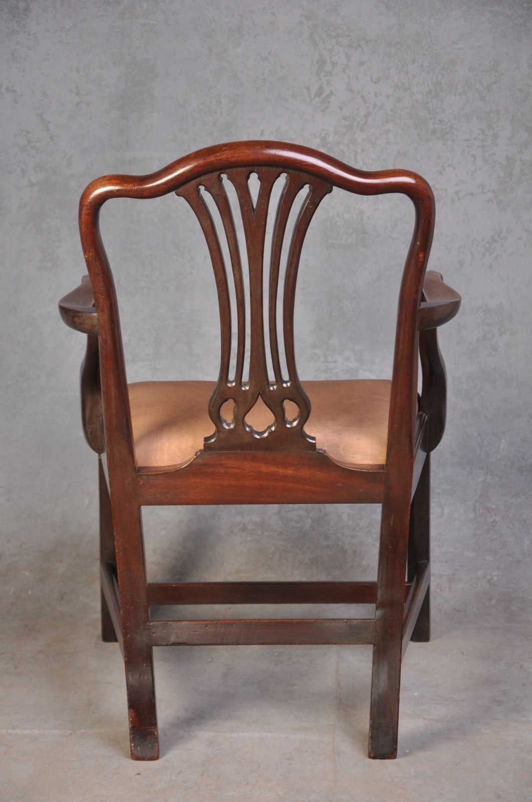 18th Century Mahogany Chippendale Chair photo vintage