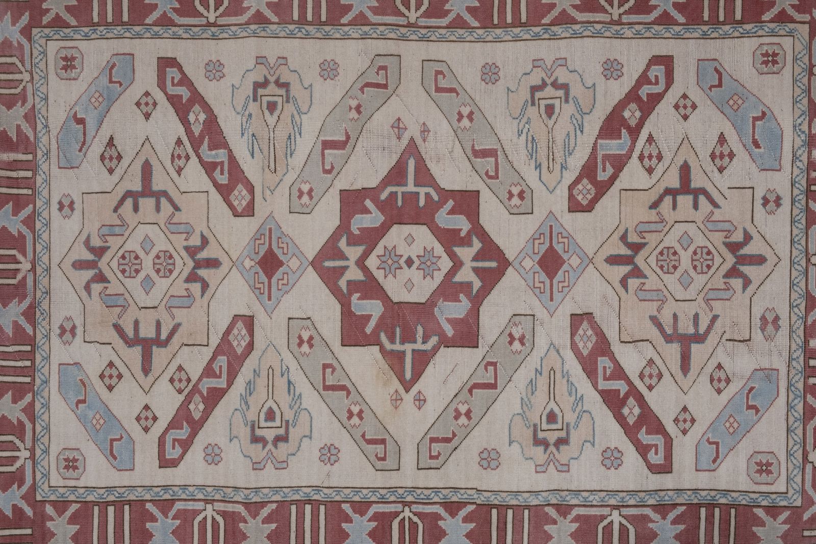 Hand Knotted Contemporary Large Turkish Oushak Rug With Mid Century Modern Style In Soft Muted Colors 175 X 257 Cm photo buy