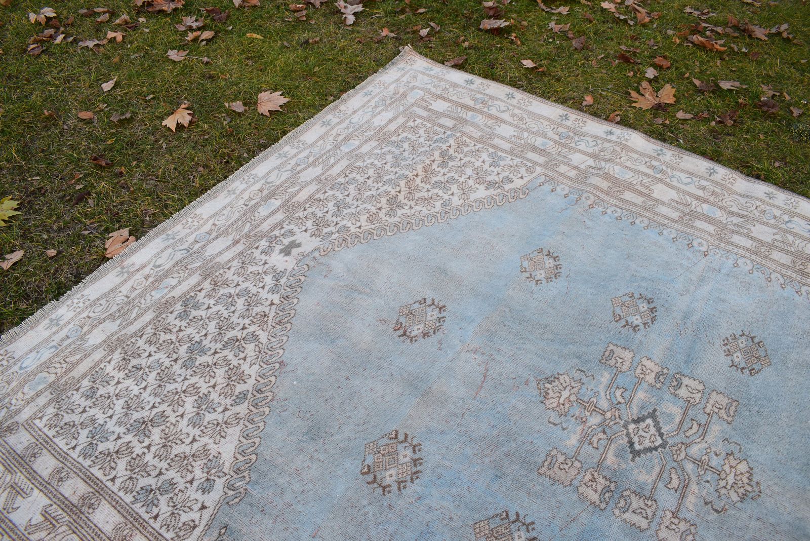 photo furniture Decorative Turkish Soft Color Oushak Rug Handwoven Square Wool Carpet For Modern Office & Home Decor 212 X 265 Cm