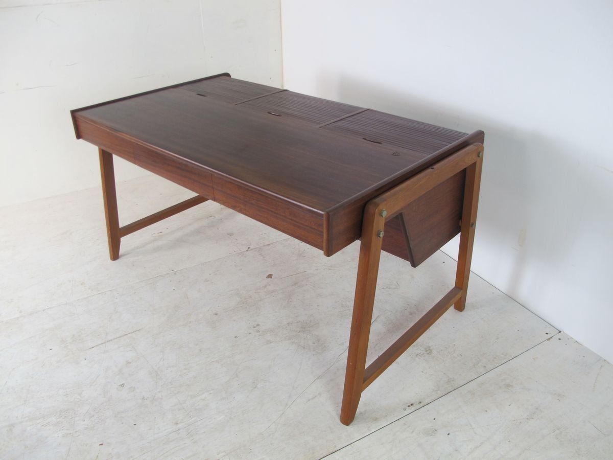 Scandinavian Teak Desk By Clausen & Maerus For Eden Rotterdam, 1960s photo furniture