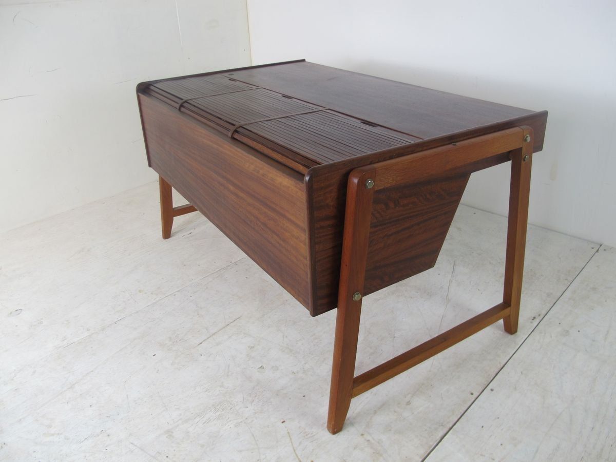 Scandinavian Teak Desk By Clausen & Maerus For Eden Rotterdam, 1960s photo for sale