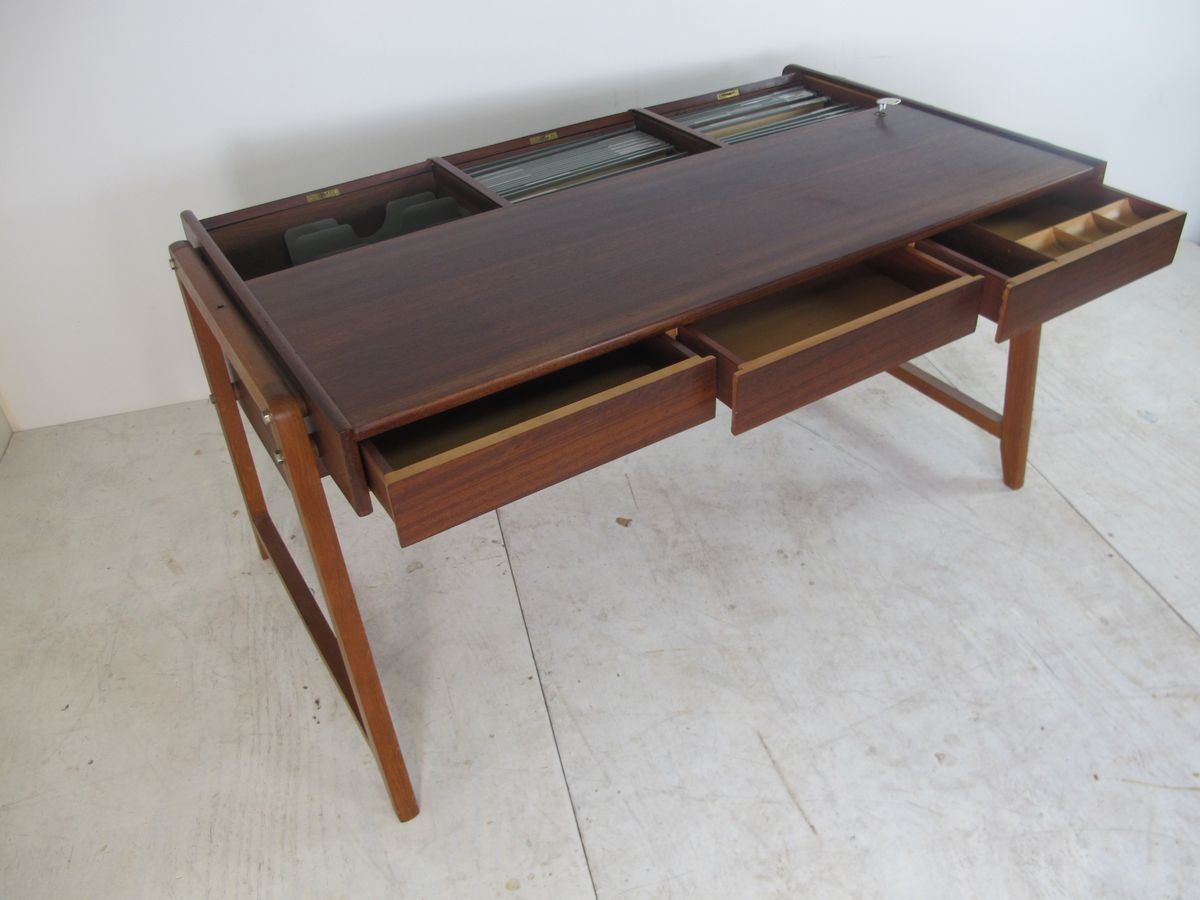 Scandinavian Teak Desk By Clausen & Maerus For Eden Rotterdam, 1960s photo buy