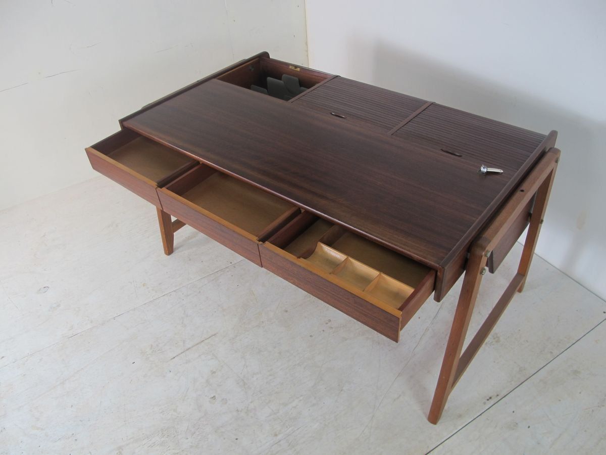 photo furniture Scandinavian Teak Desk By Clausen & Maerus For Eden Rotterdam, 1960s
